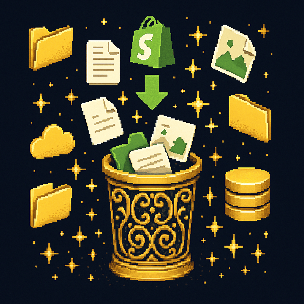 How to Delete Unused Files to Free Up Storage Space on Shopify?