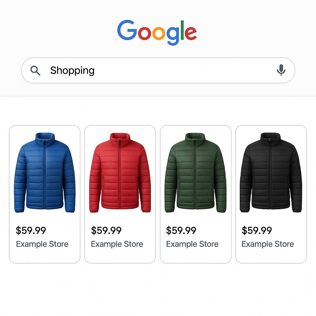 Google Shopping variant images optimization