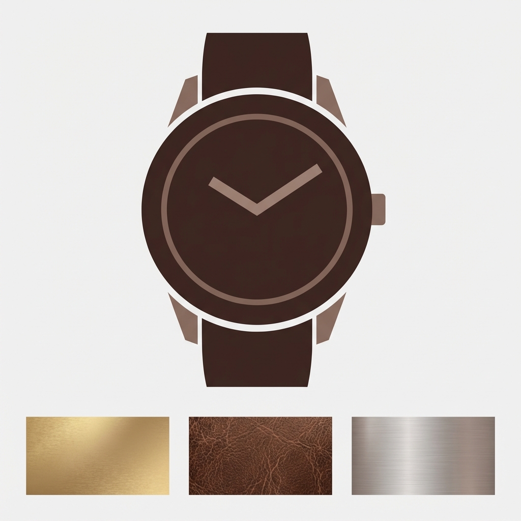 Shopify color swatches for accessories watches bags jewelry