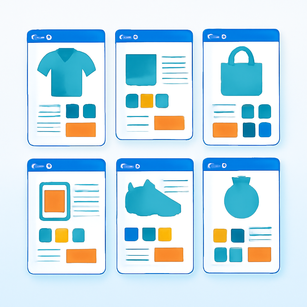 Variant images and swatches on Shopify Horizon collection themes