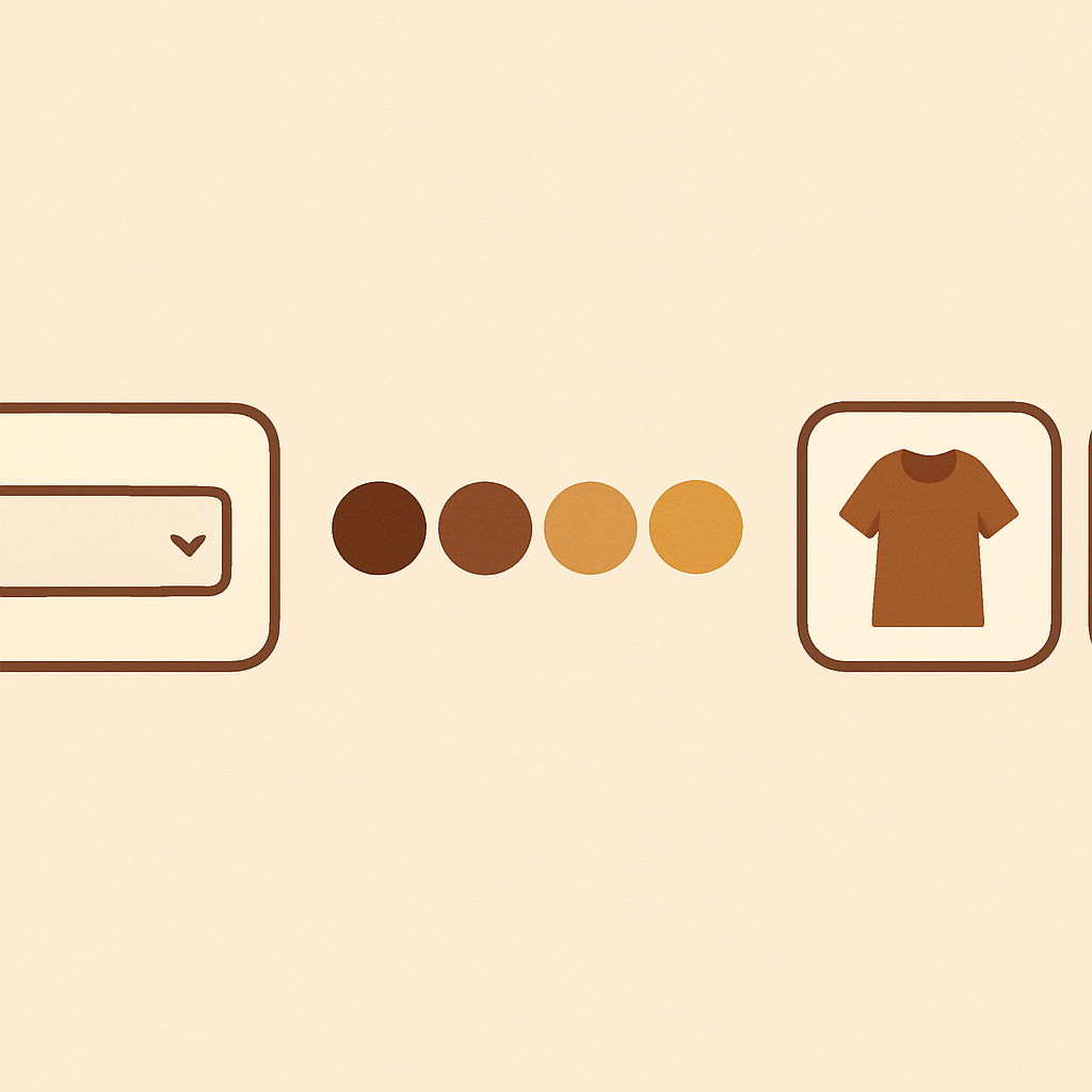 Shopify variant picker: swatch types compared