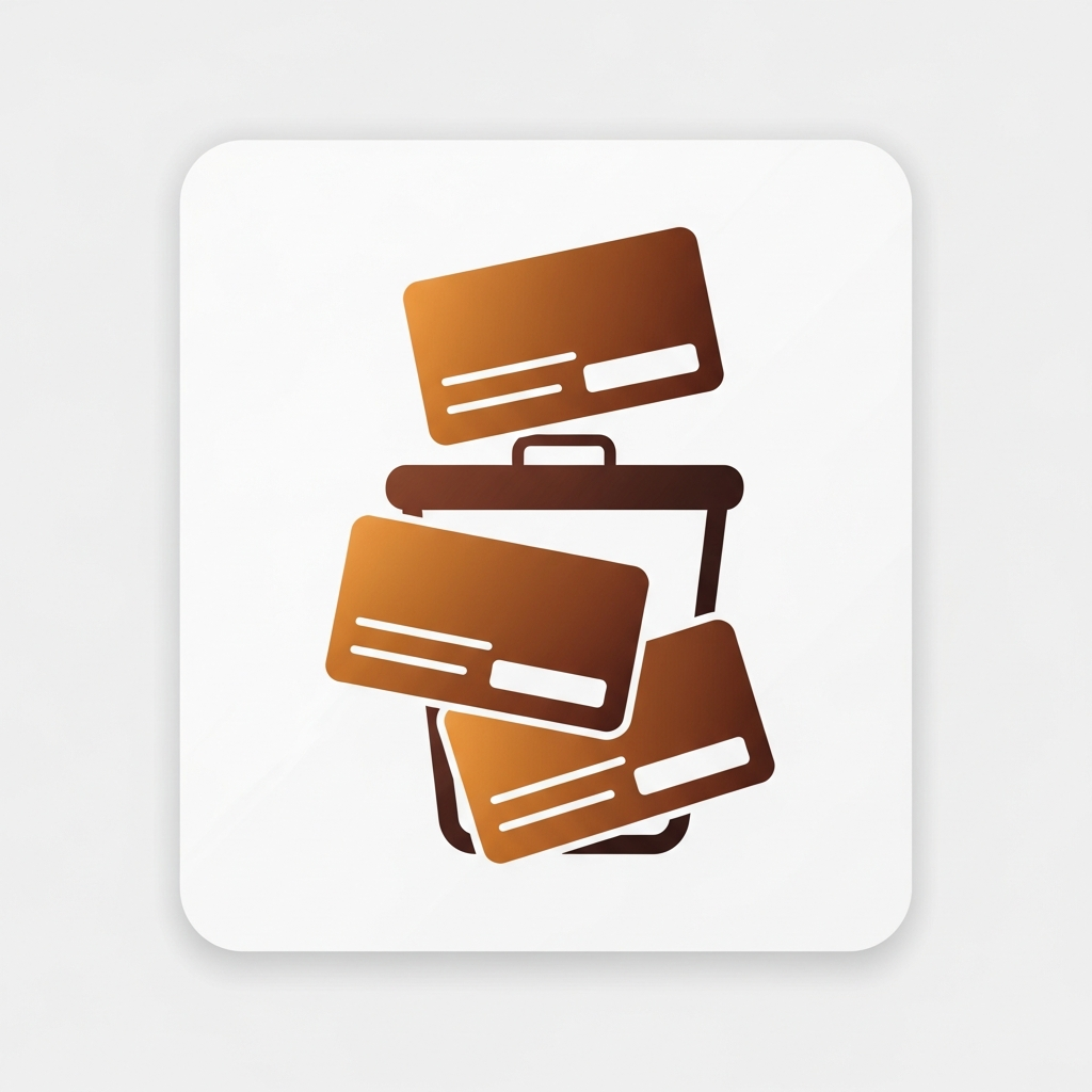 duplicate product cards with a trash bin removing the copies