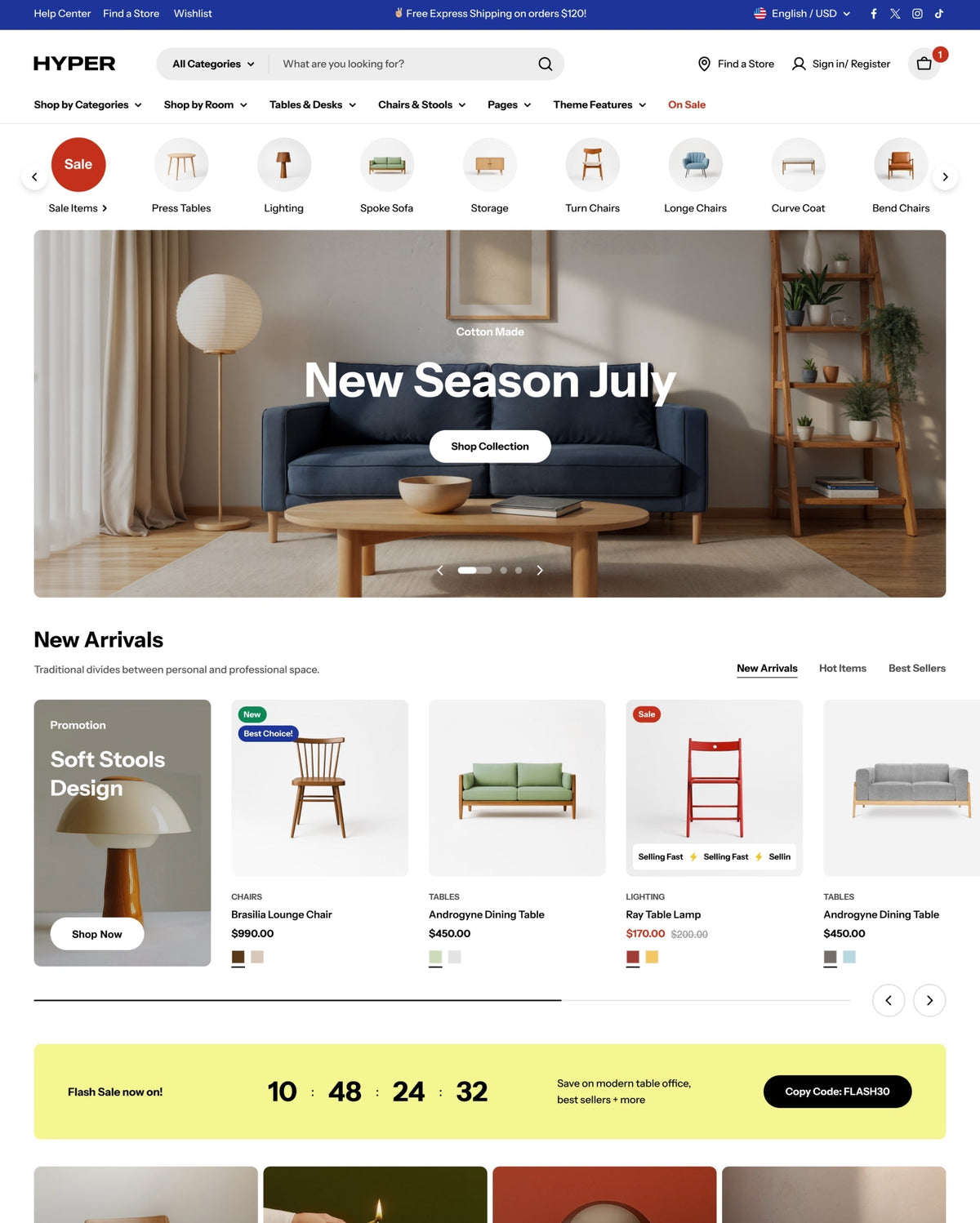 Hyper Shopify theme by FoxEcom for B2B and wholesale stores