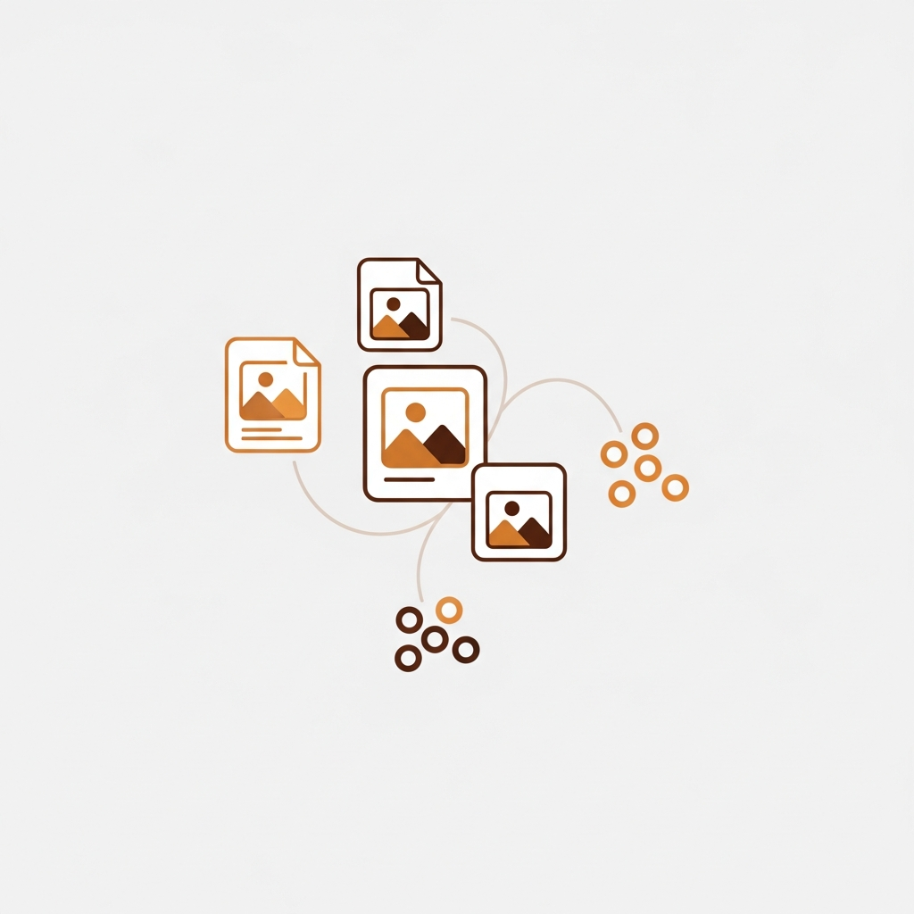 image files with SKU labels being auto-matched to variant option dots