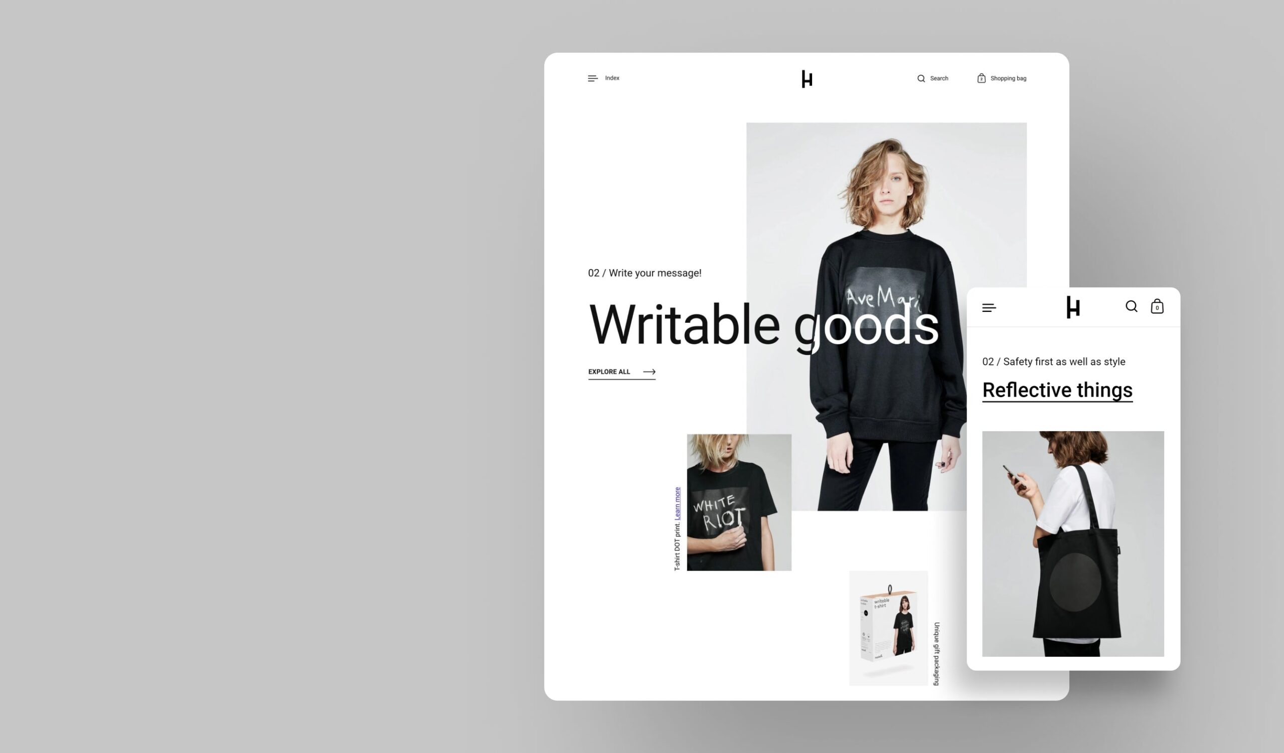 Highlight Shopify theme by Krown for boutique and single-product stores