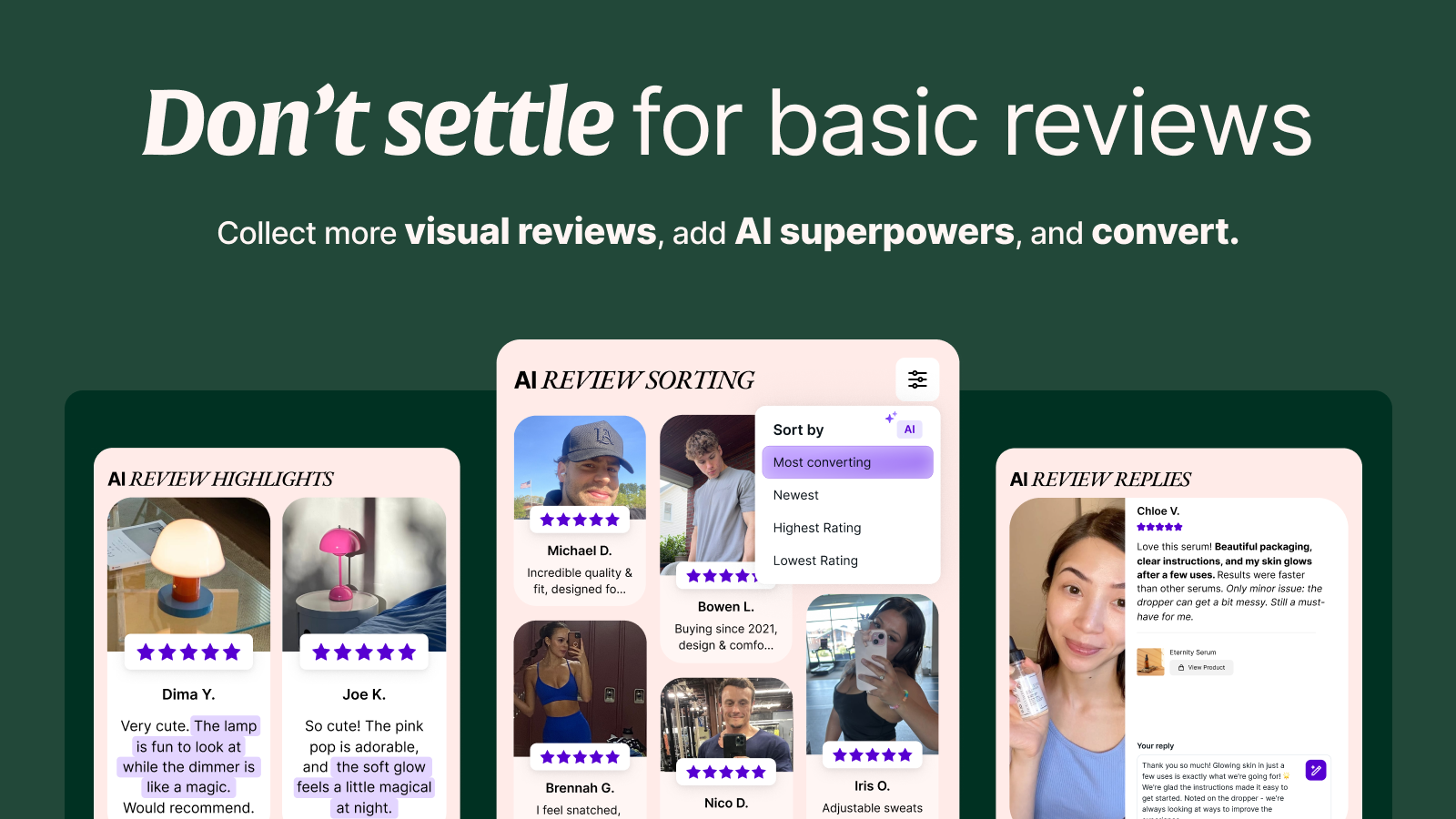 Loox photo and video reviews app for Shopify