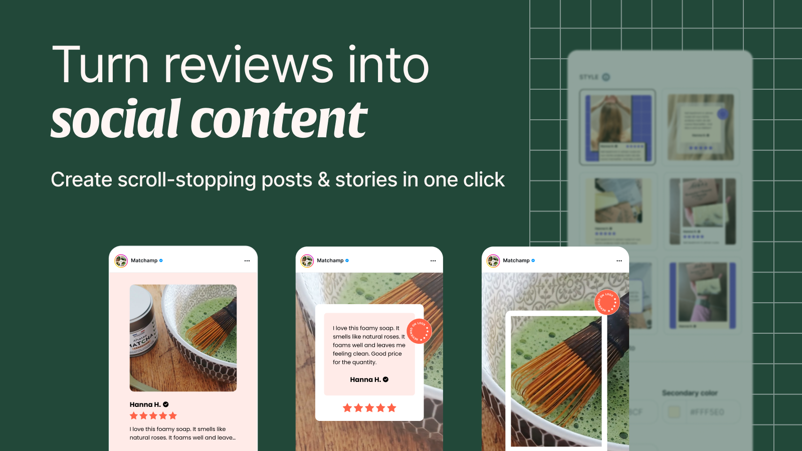 Loox social posts and content for Shopify brands