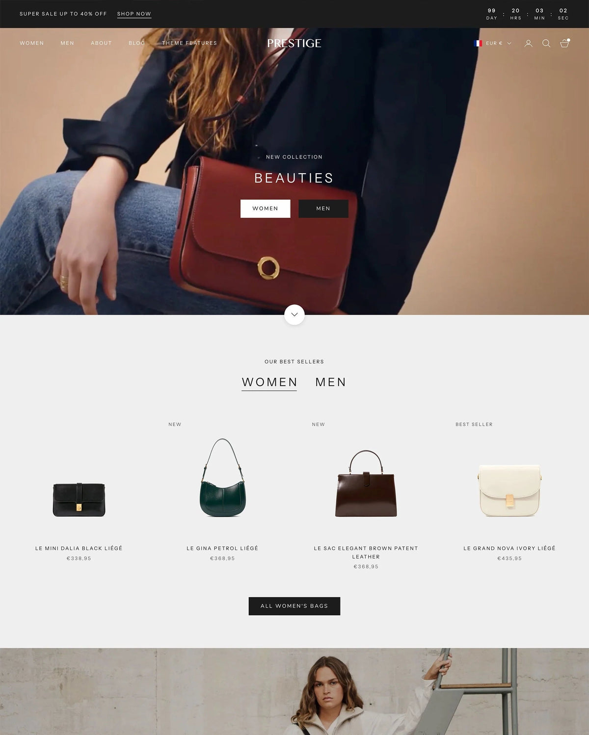 Prestige Shopify theme by Maestrooo for luxury fashion and jewelry brands