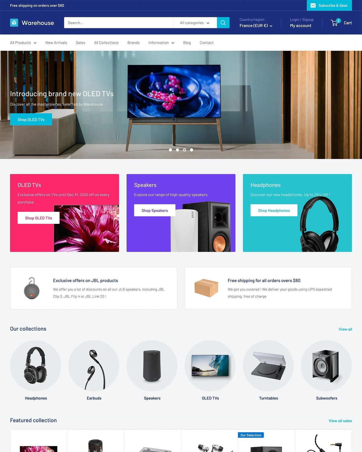 Warehouse Shopify theme by Maestrooo for large catalogs and bold merchandising