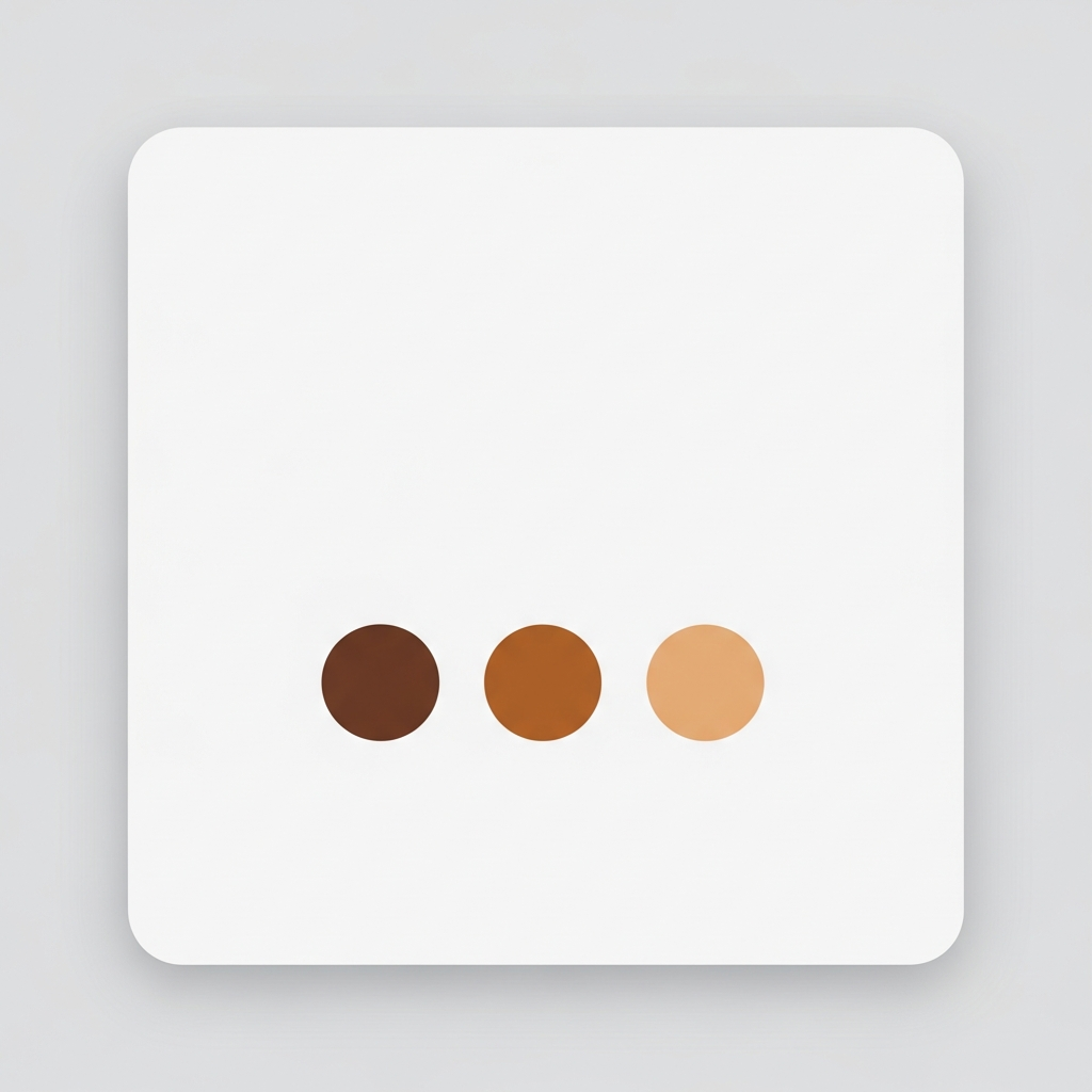 a product page with color swatch circles replacing dropdown selectors