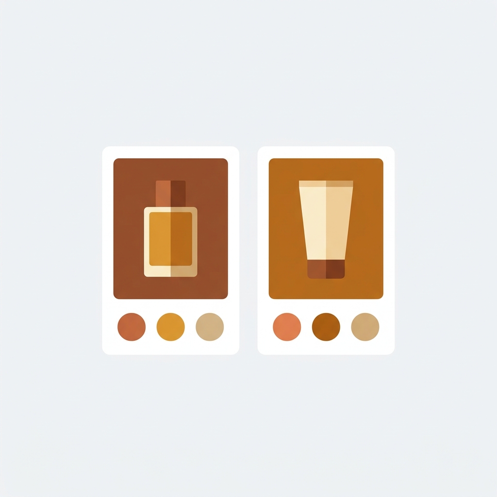 the shopify dawn theme collection grid with color swatches under each product card