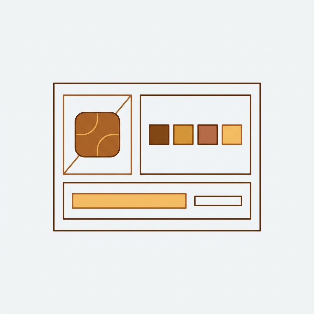 a tidy product grid with color swatches in a clean wireframe-like UX layout