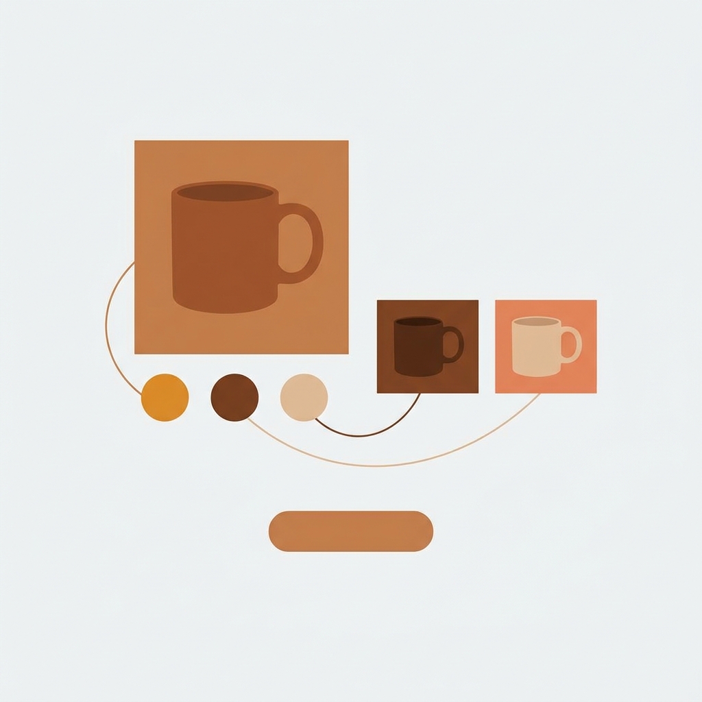 a shopify product page mapping each color swatch to its own correct photo